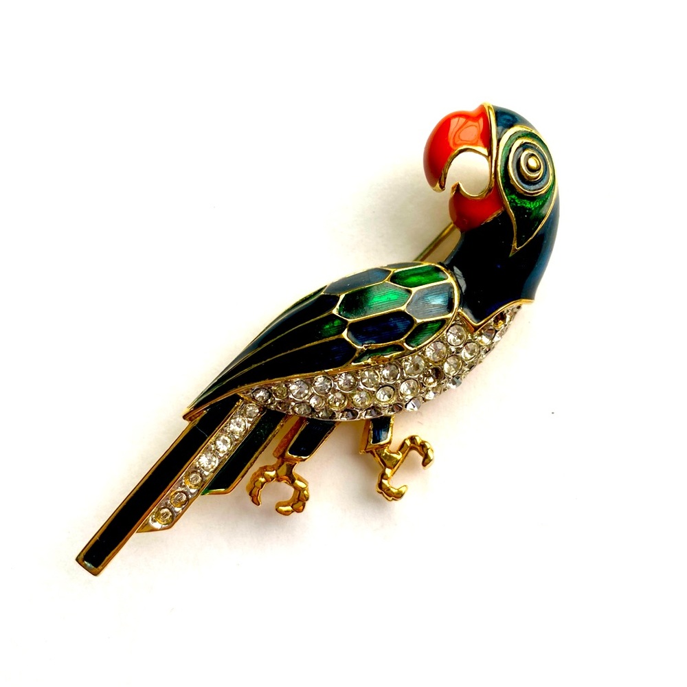 D’Orlan Parrot Brooch